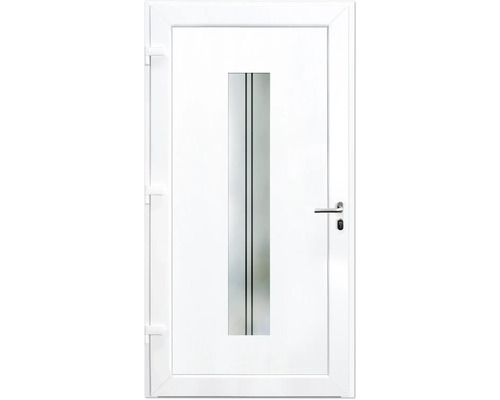 Voordeur aluminium/kunststof Smart A400 2.0 RC2 antraciet 1000 x 2100 mm Links incl. montageset, stanggreep, profielcilinder incl. 3 sleutels