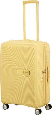 American Tourister Soundbox Spinner Trillekoffert 71,5L, Pastel Yellow