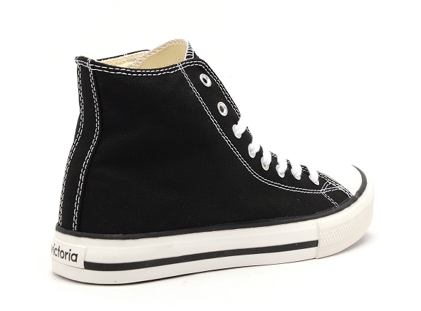 Victoria boots bottine femme tribu bot lona  106500 noir