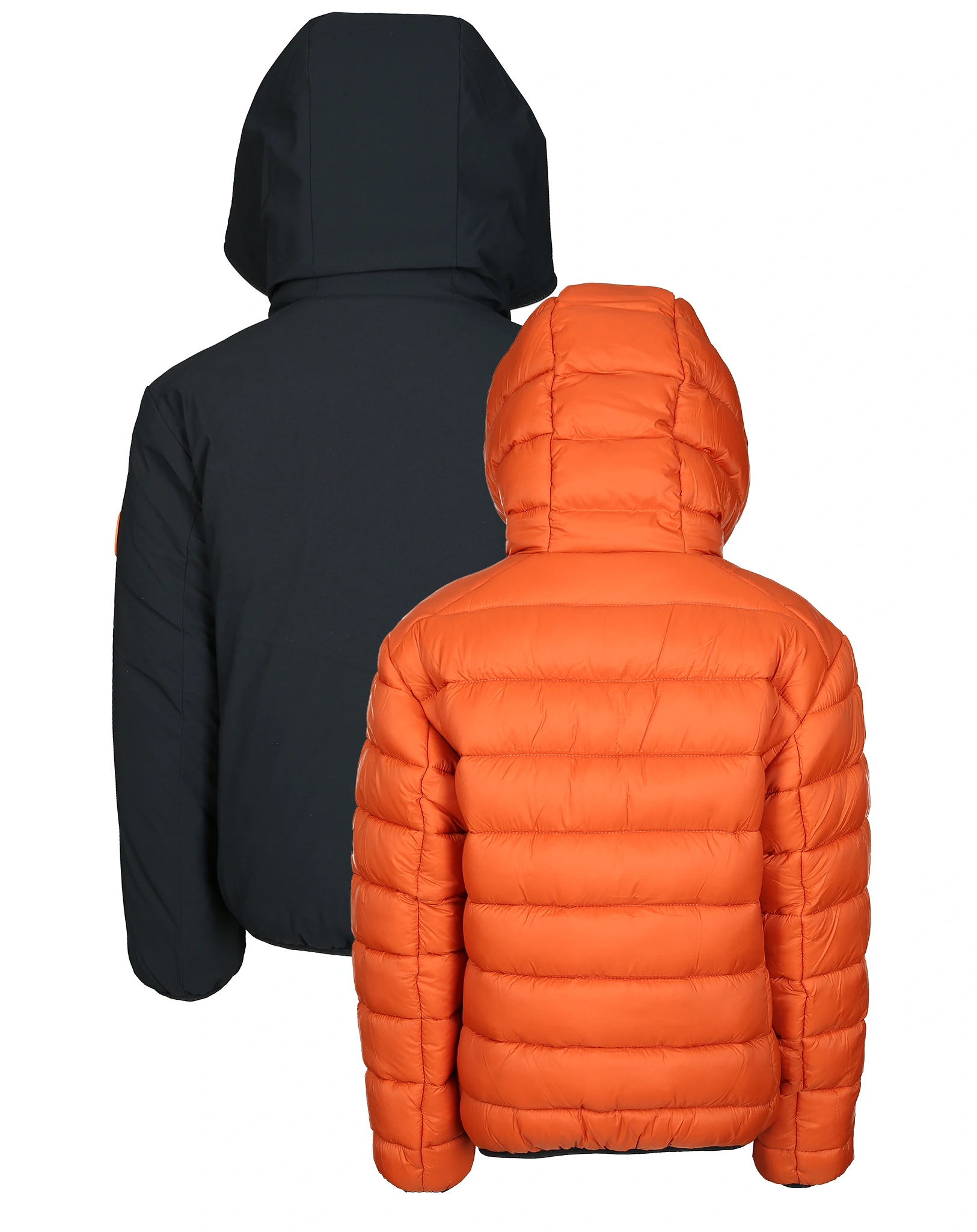 Funktions-Winterjacke OLIVER MATT zum Wenden in black/ginger