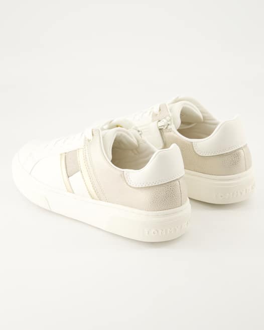Tommy Hilfiger Flag Sneaker in Weiß