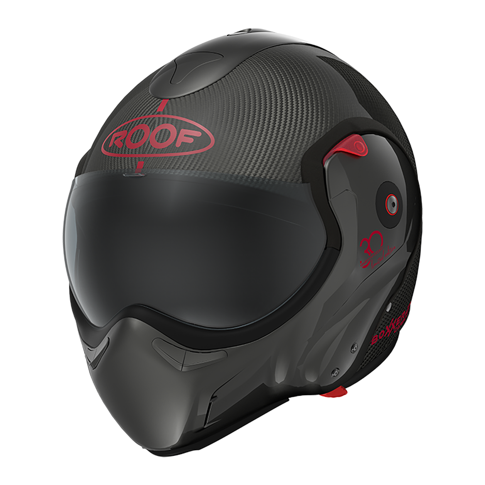 Roof - Casque Boxxer 2 Carbon Thirty Titane