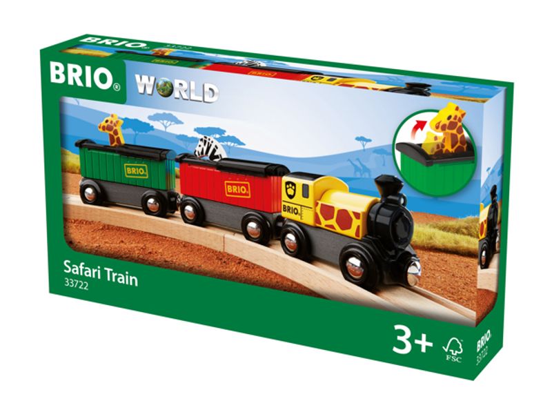BRIO® Safari Tog til Togbane