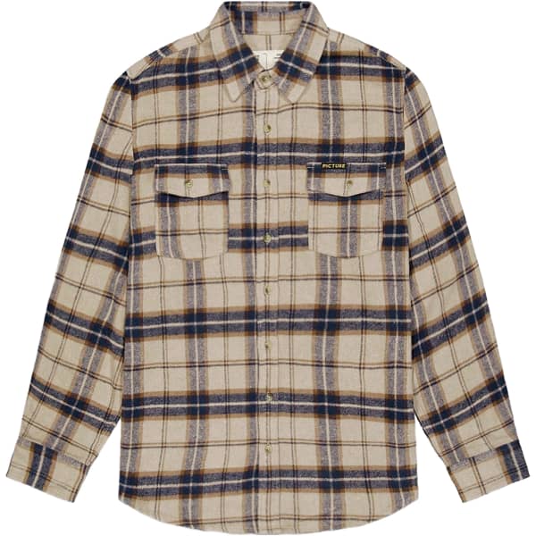 Chemise PICTURE NILEY SHIRT WOOD WOOD ASH PLAID