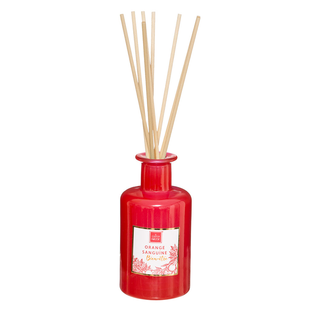 Diffuseur de parfum verre orange sanguine 200ml