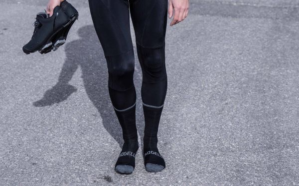 Rogelli Merino Wool Vinterstrømper, Black