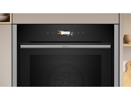 NEFF - Four encastrable EcoClean B54CR31N0, N70, 14 modes de cuisson, Slide & Hide