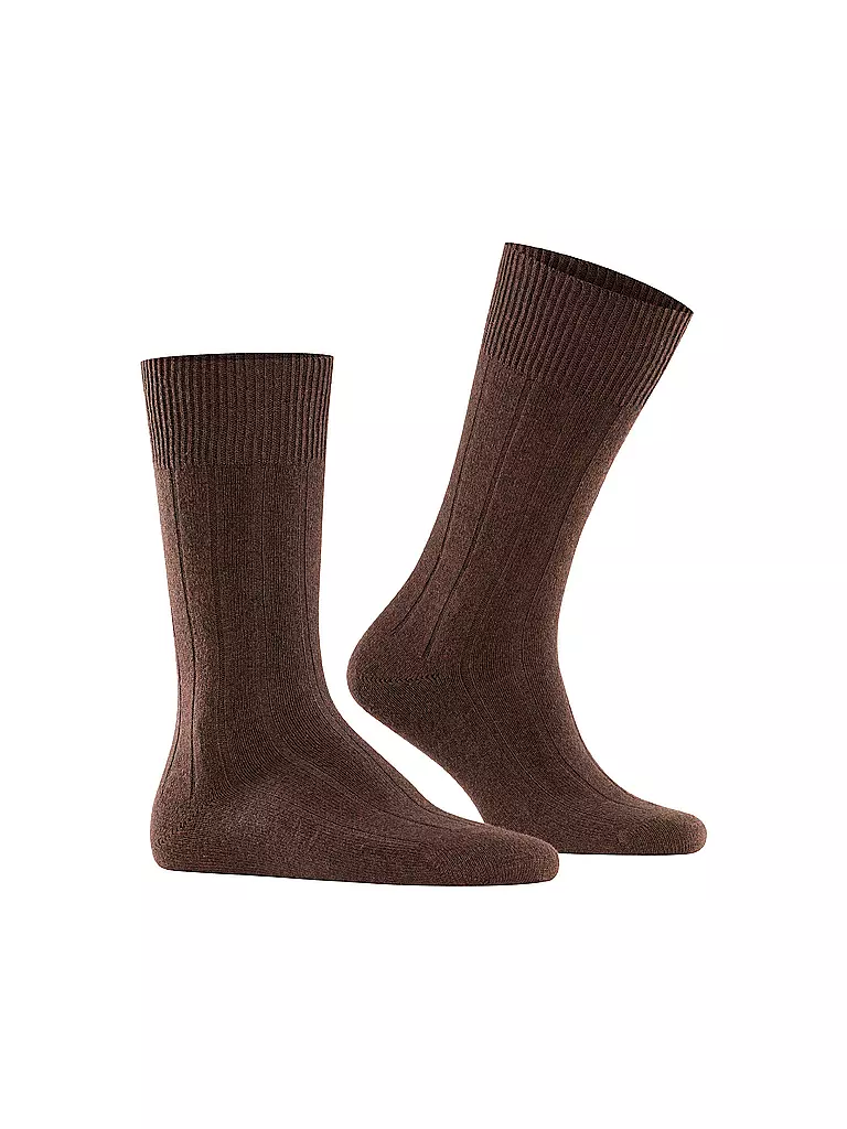 FALKE Socken LHASA RIB brown braun