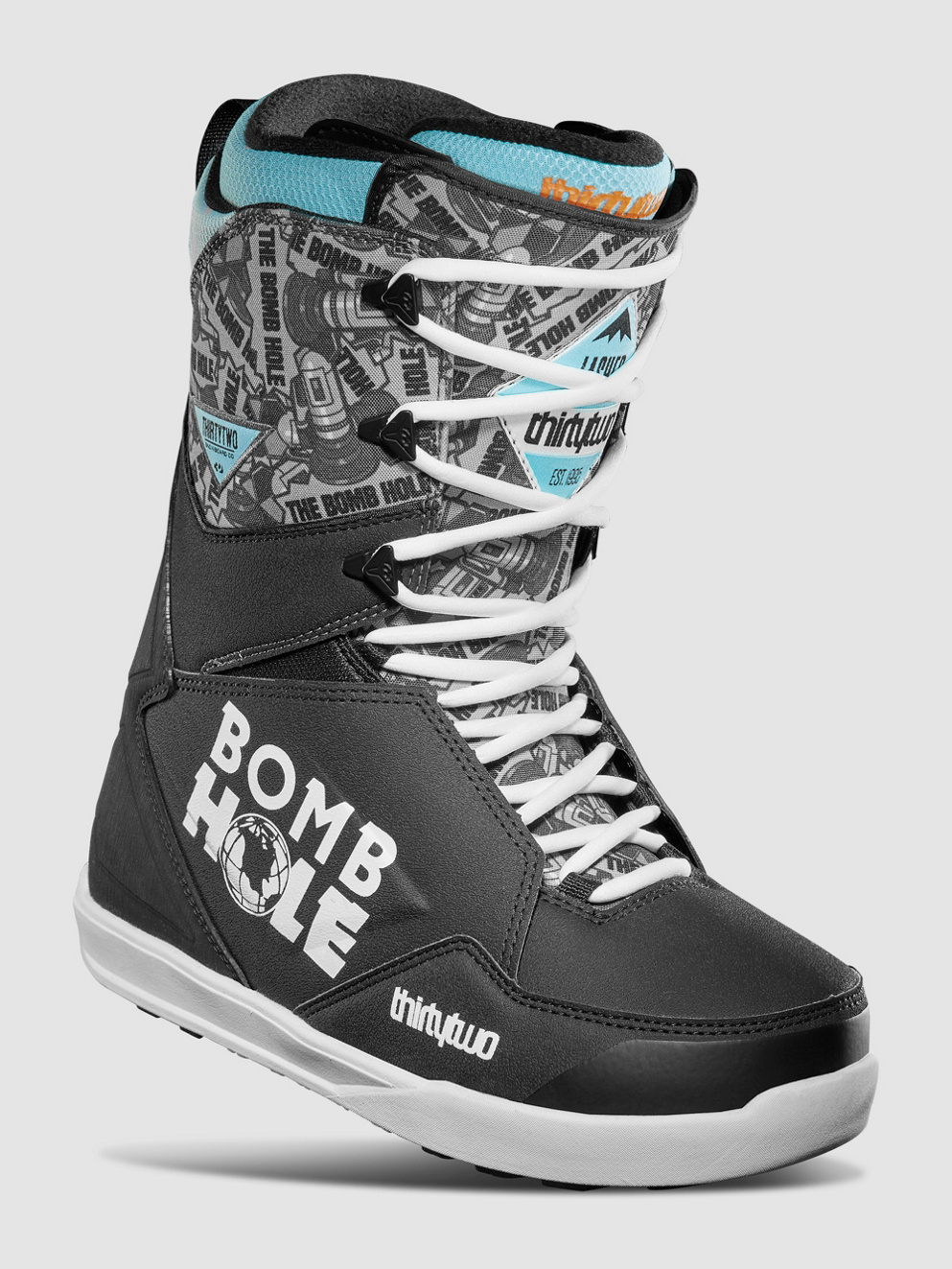ThirtyTwo Lashed Bomb Hole 2024 Snowboard Boots black/white