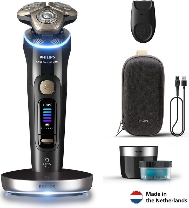 Philips - i9000 Prestige Ultra - Elektrisch Scheerapparaat - Zwart