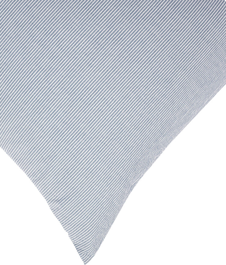 Magasin du Nord Collection Stripe washed percale blue/white Blue/white
