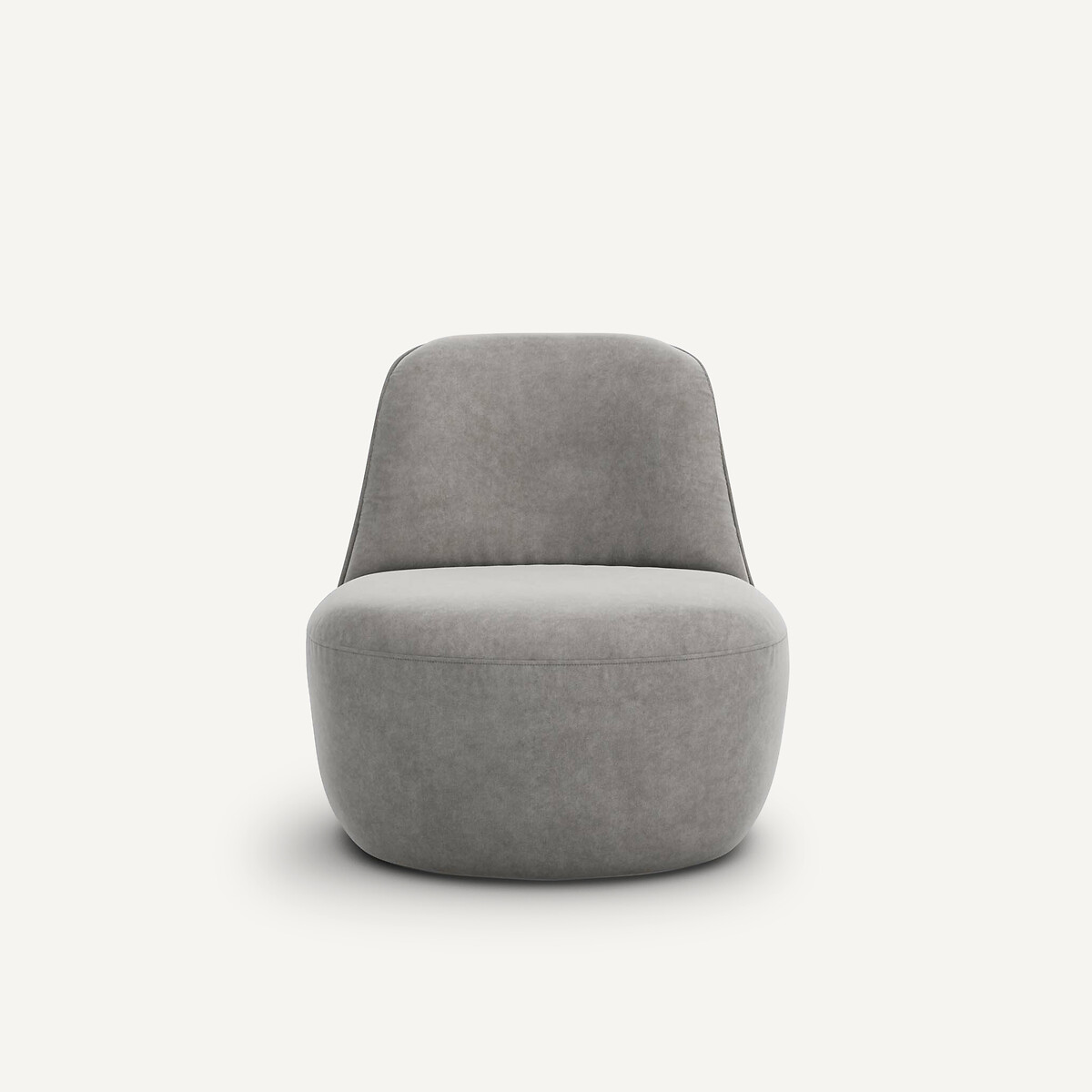 AM.PM<br>Draaifauteuil em fluweel lavado com pedra, Rosebury
