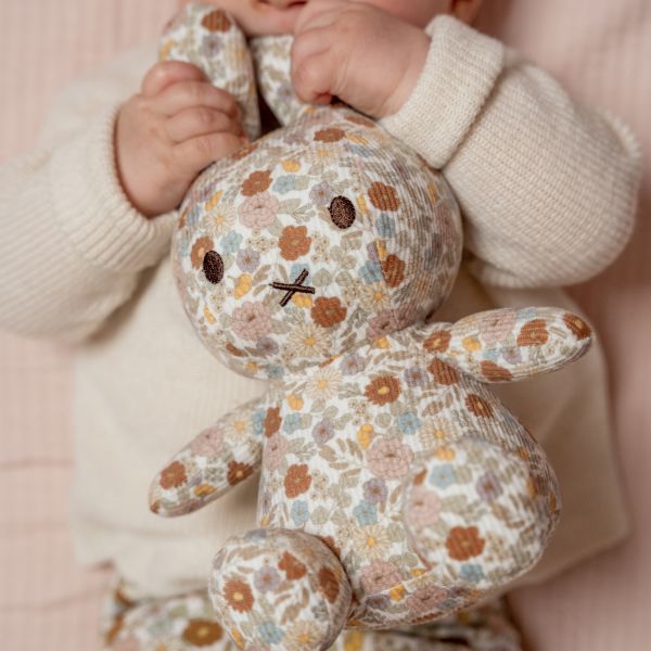 Nijntje Vintage Flowers All Over Knuffel 25 cm