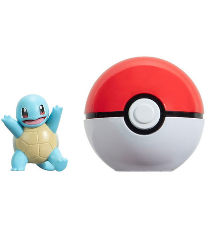 Pokémon Figur - Clip N Go - Squirtle m. Pokeball