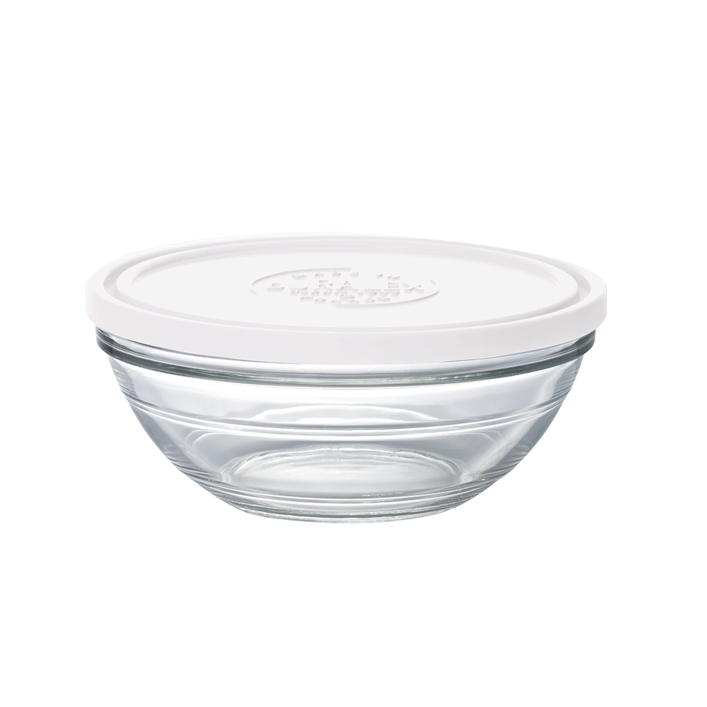 Freshbox - Boite de conservation transparente ronde  avec Couvercle