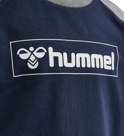 Hummel Pullover - hmlBOX - Navy/Grau