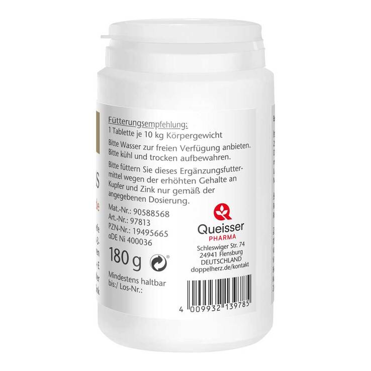 Doppelherz für Tiere Biotin Plus Tabletten für Hunde, 120 St