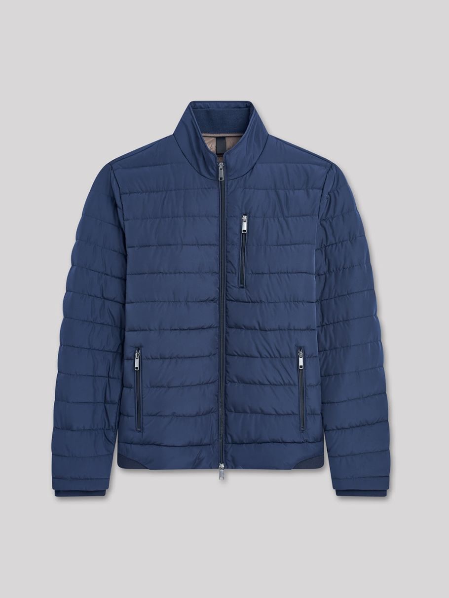 Blouson matelassé col montant