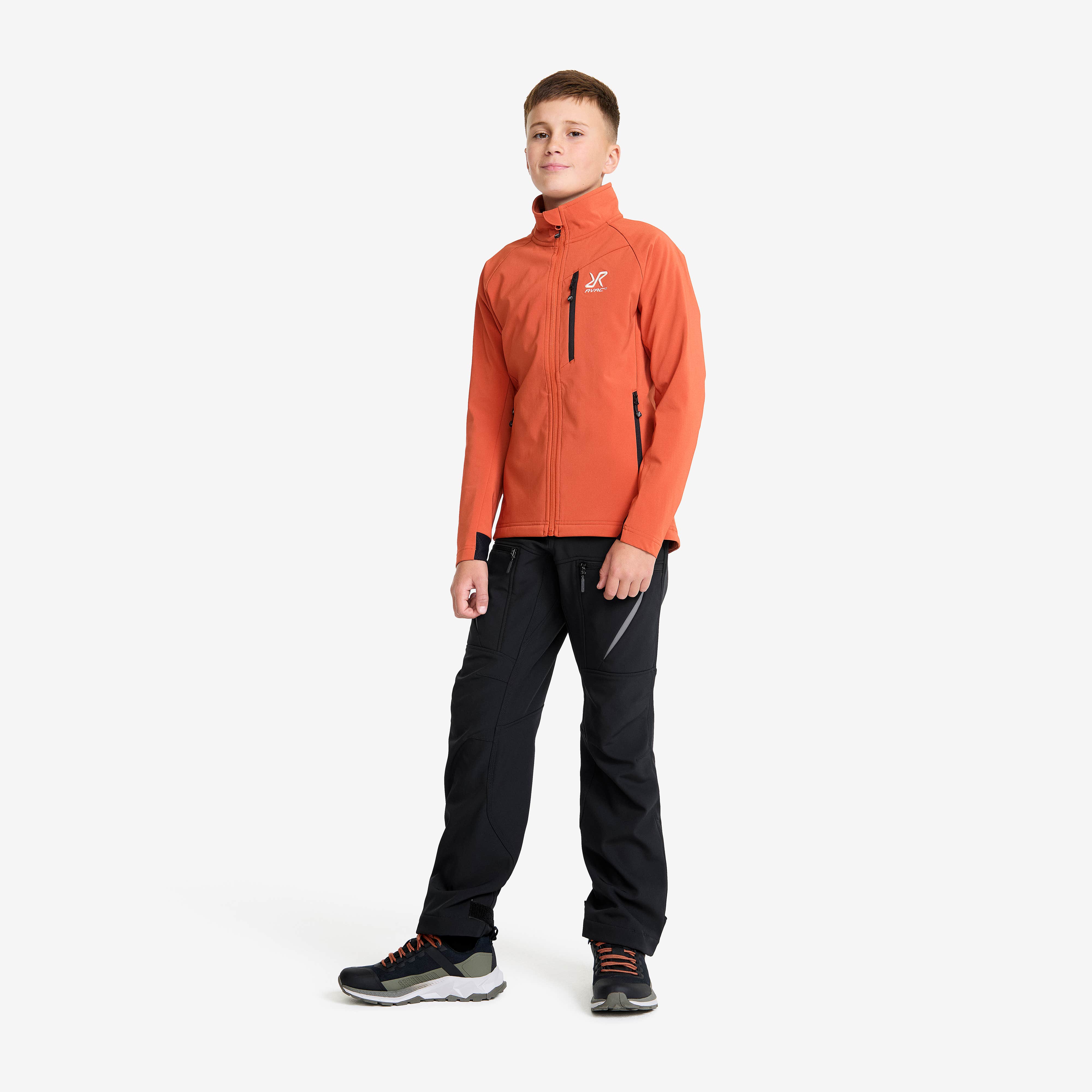Exciter Light Softshell Jacket Teens Mecca Orange