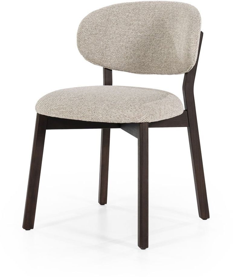 Eleonora Mikky Taupe Eetkamerstoel