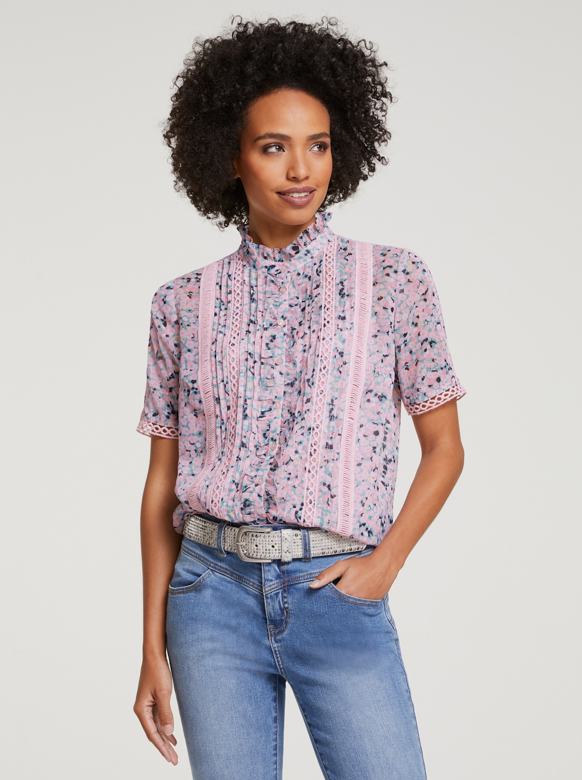Druckbluse