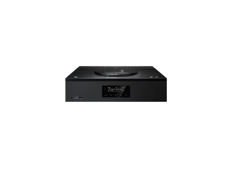 Technics Netzwerk-Musik-System SA-C100 Schwarz CD-Netzwerk-Receiver mit Radio und Musikstreaming
