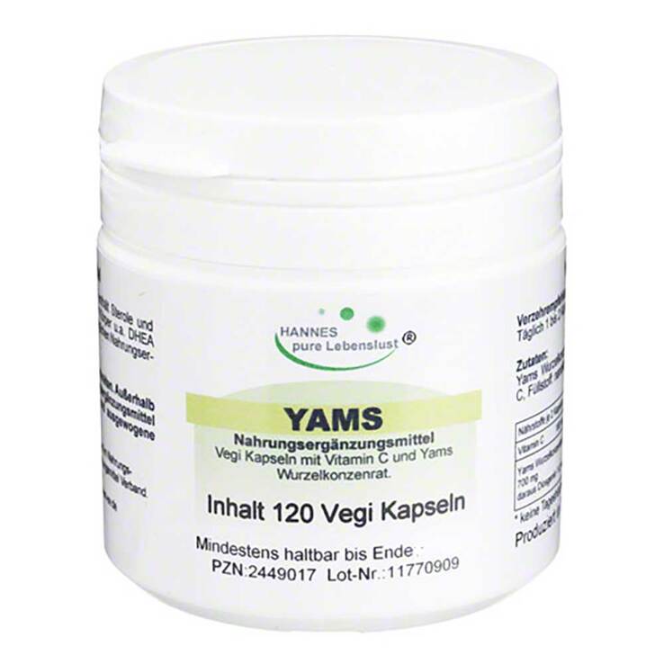 Yams Wurzel Kapseln, 120 St