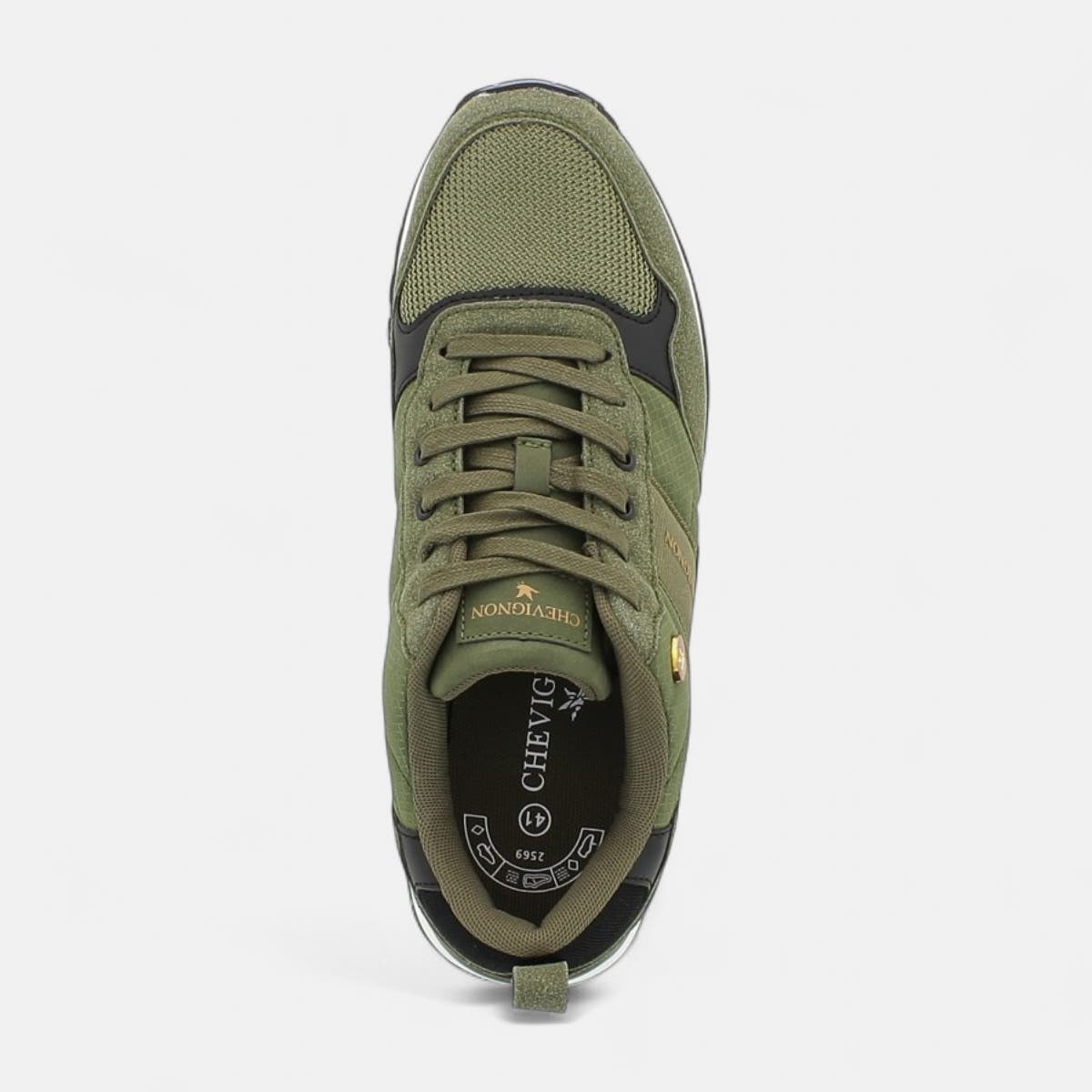 Baskets basses Homme kaki