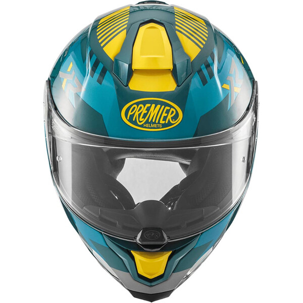 premier - Casque Hyper XR Turquoise / Vert / Jaune