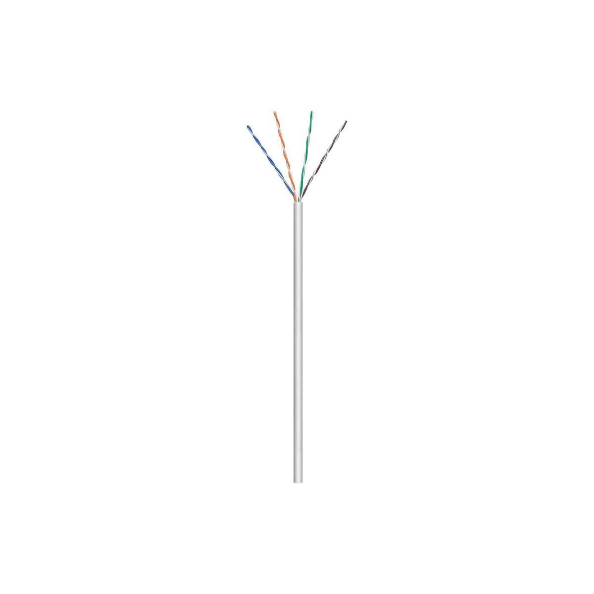 CAT 5e nettverkskabel, U/UTP, grå