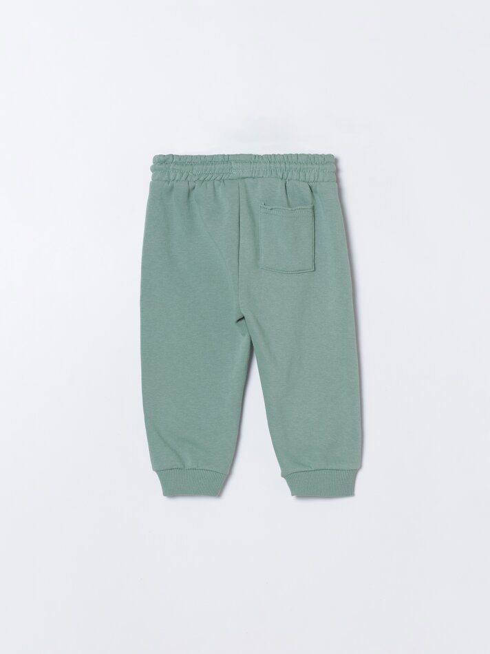 Conjunto de 2 calças de moletom lisas - Amarelo Escuro