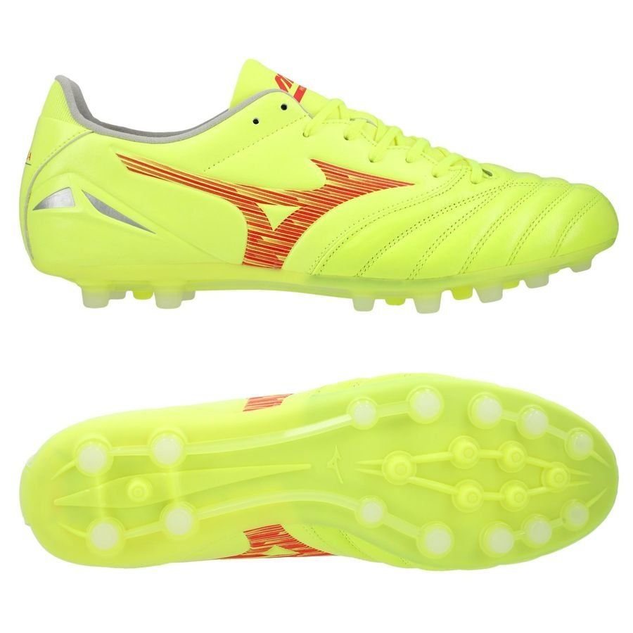 Mizuno Morelia Neo IV Pro AG Dyna - Jaune/Rouge