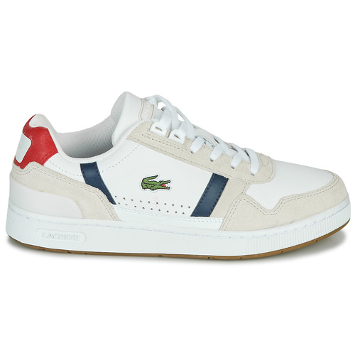 Lacoste - T-CLIP 0120 2 SFA Blanco / Marino / Rojo