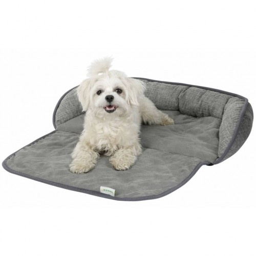 sofá-cama para cachorro cinza
