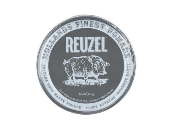 REUZEL Styling Grå Pomade Extreme Hold hårpomade med ekstra sterkt hold og matt finish for menn 340g