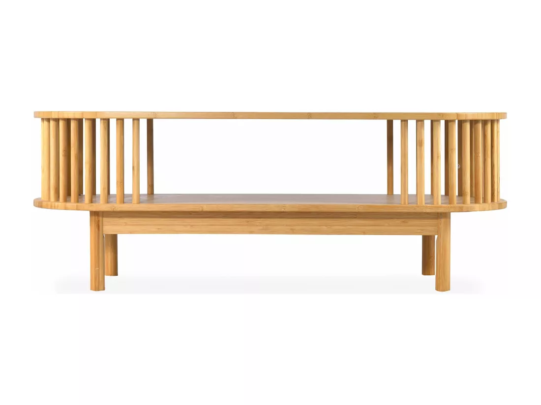 Table Basse Design en Bambou 