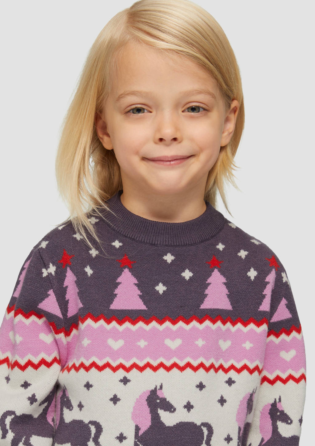 s.Oliver kersttrui paars