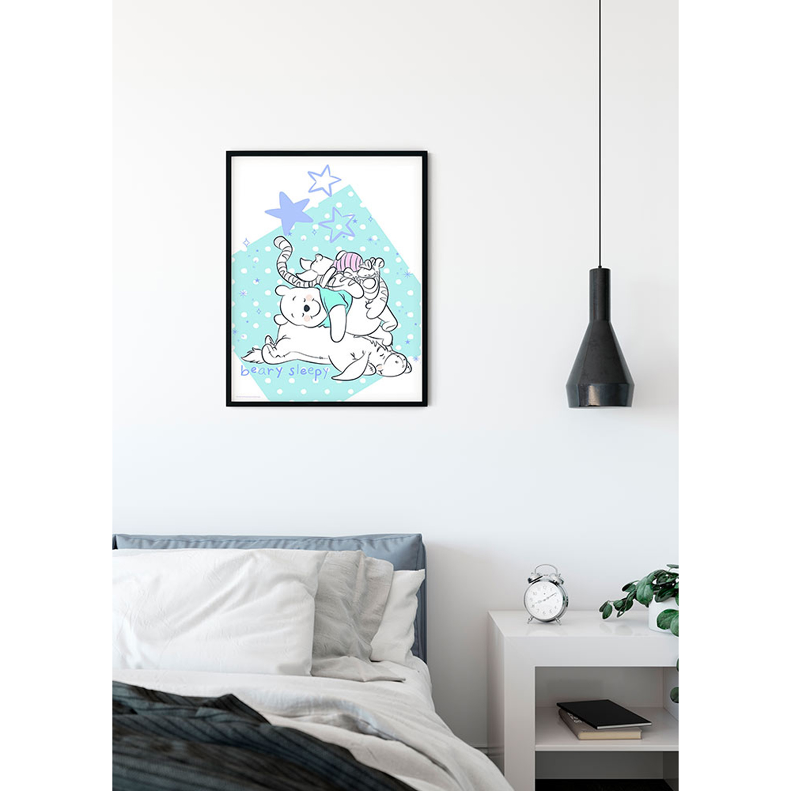 Wandbild WINNIE POOH BEARY SLEEPY - 50x70 cm