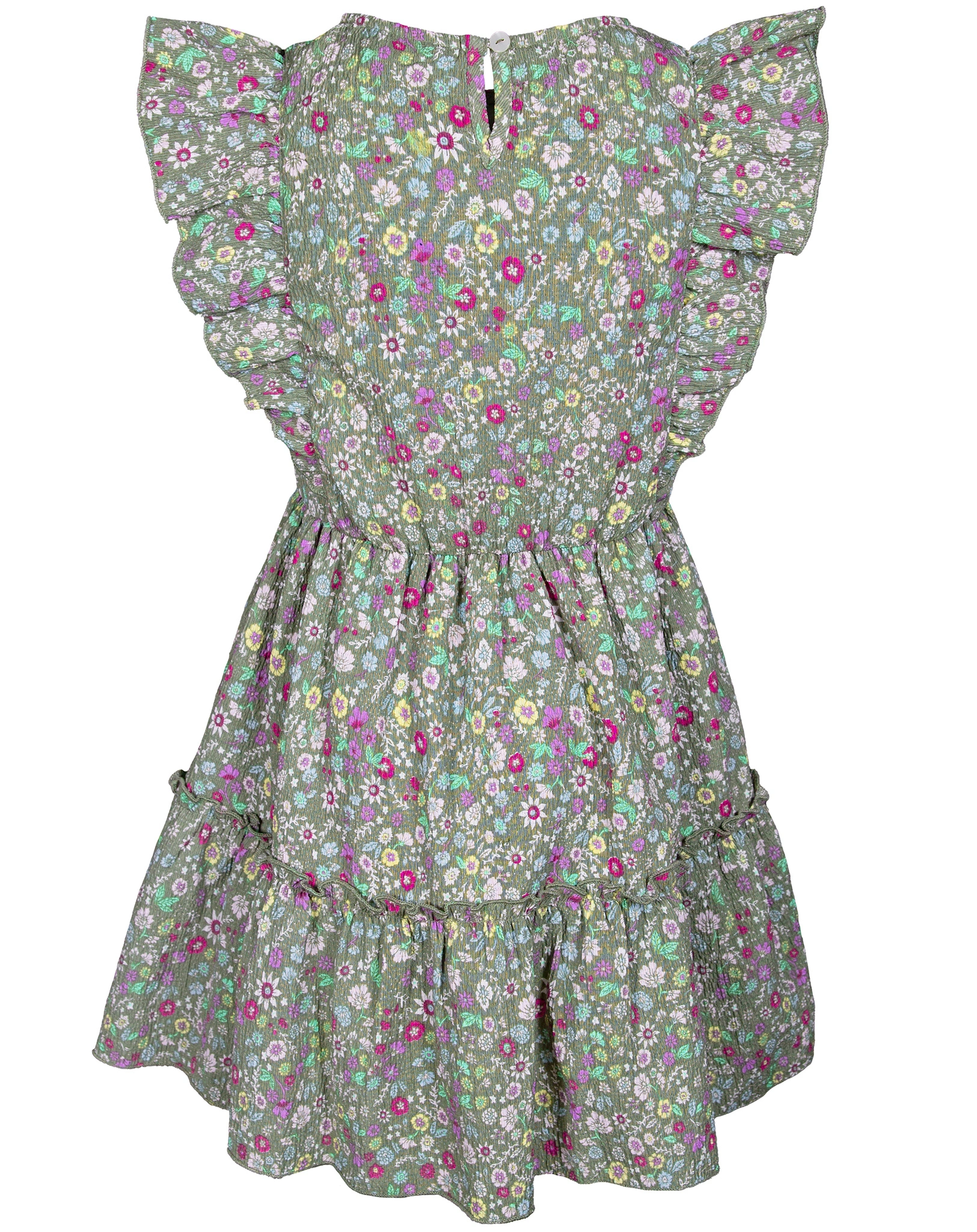 Kurzarm-Kleid ADORABLE in light olive