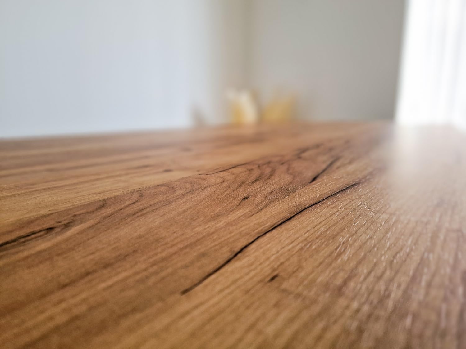 Ausziehbarer Esstisch Leonardo 100–300 cm | großer Tisch für 10–12 Personen | Tischplatte Eiche Craft | Beine aus massivem Buchenholz – weiß lackiert | modern skandinavisch | für Küche & Esszimmer