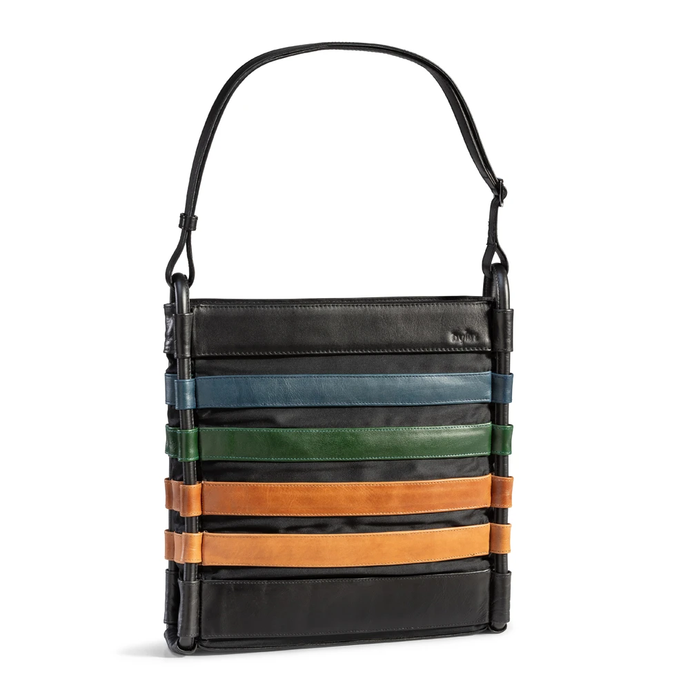 Next Level Vintage Shine Leather Multi / Black Canvas