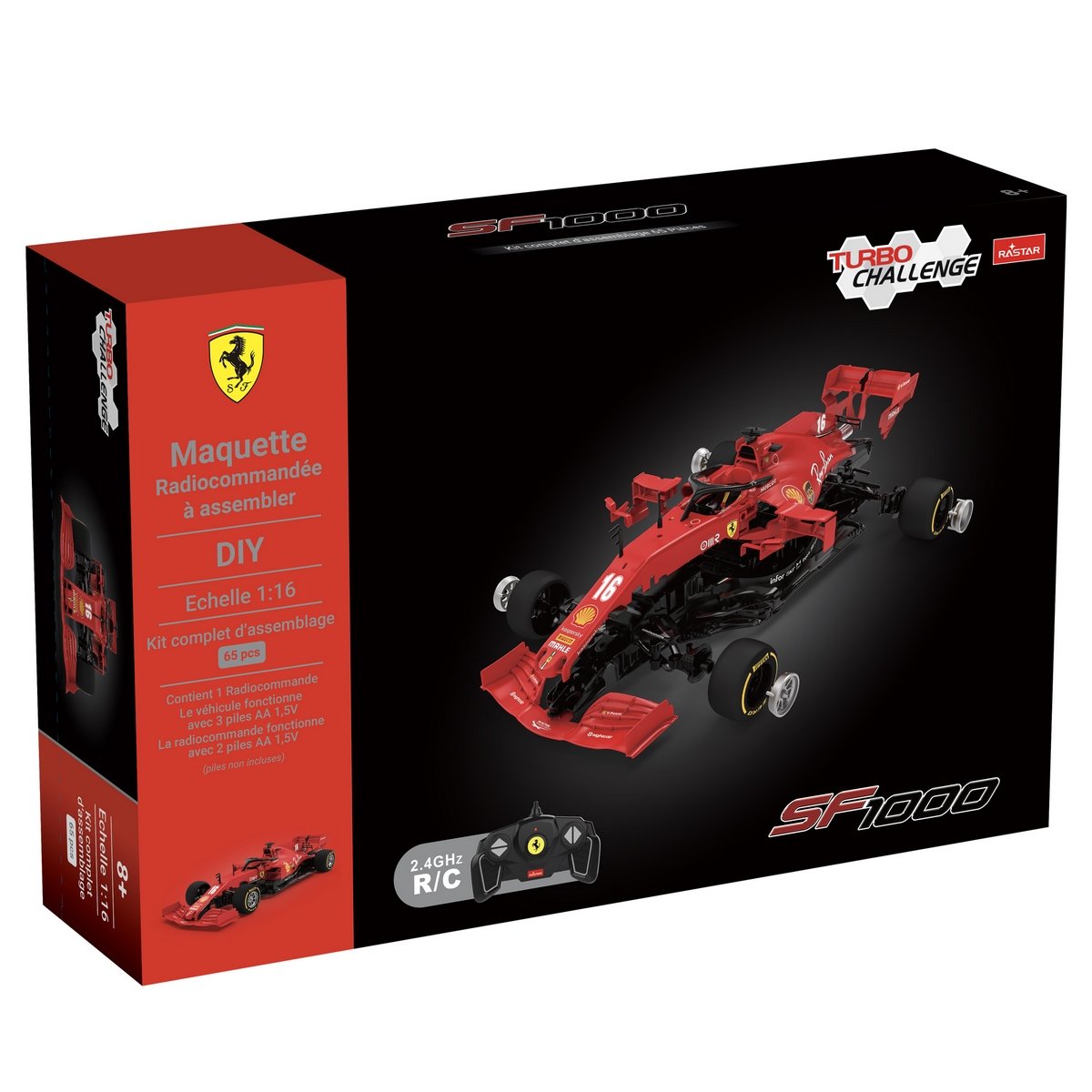 Voiture à monter radiocommandée Ferrari RC SF 1000 1/16