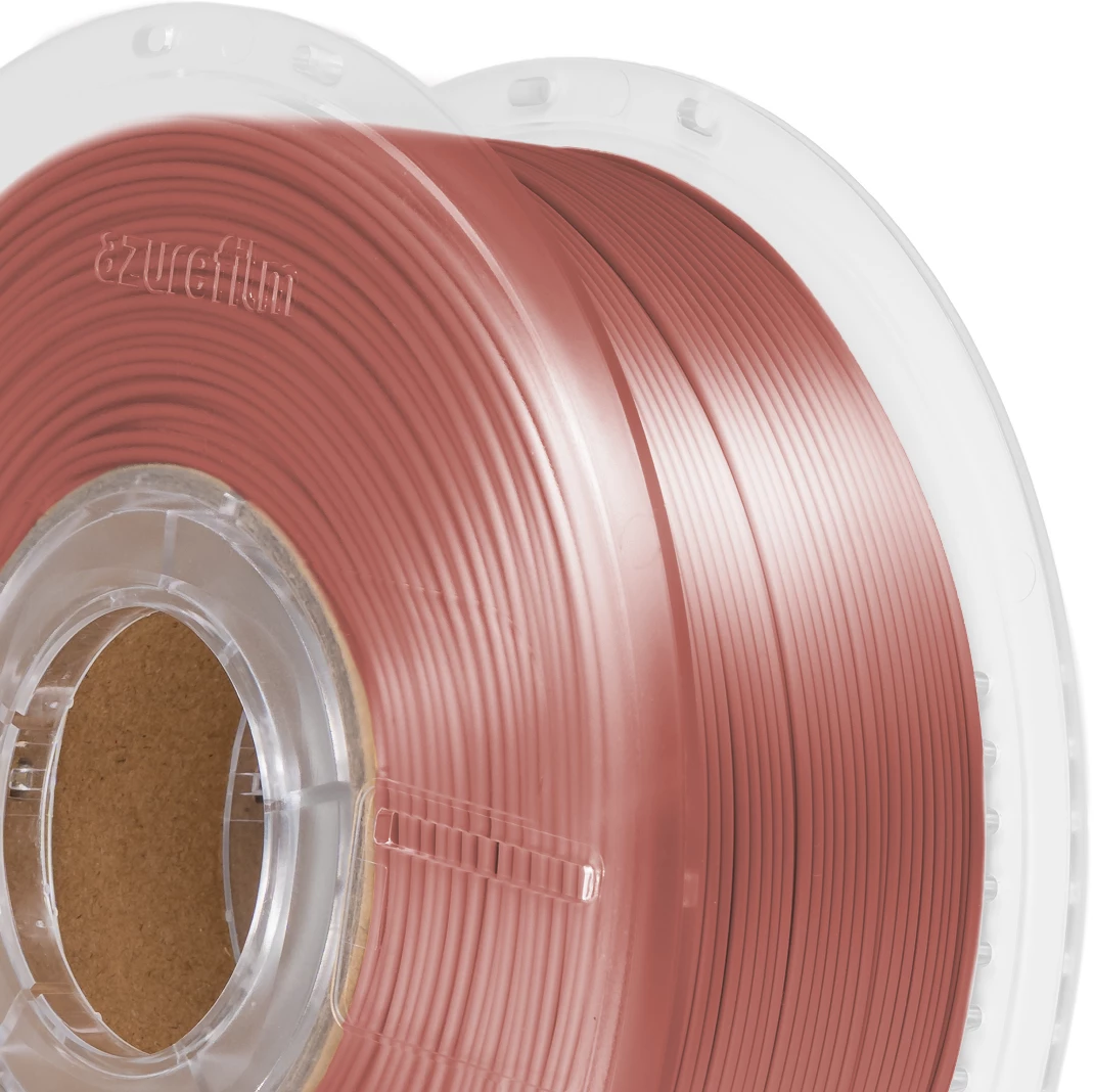 AzureFilm  PLA Silk Dark Copper, 1,75 mm / 1000 g (1 kg)    Hochwertiges Filament mit Silk-Effekt