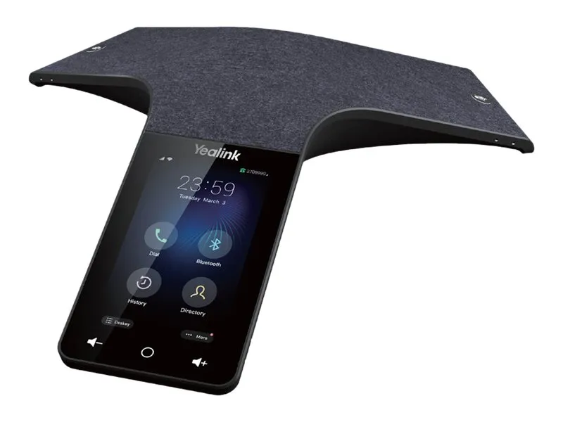 Yealink CP965 - VoIP-telefon til konferencer - med Bluetooth interface - IEEE 802.11a/b/g/n (Wi-Fi) / Bluetooth 4.2 - 10-vejs opkaldskapacitet - SIP, SIP v2, SRTP - sort