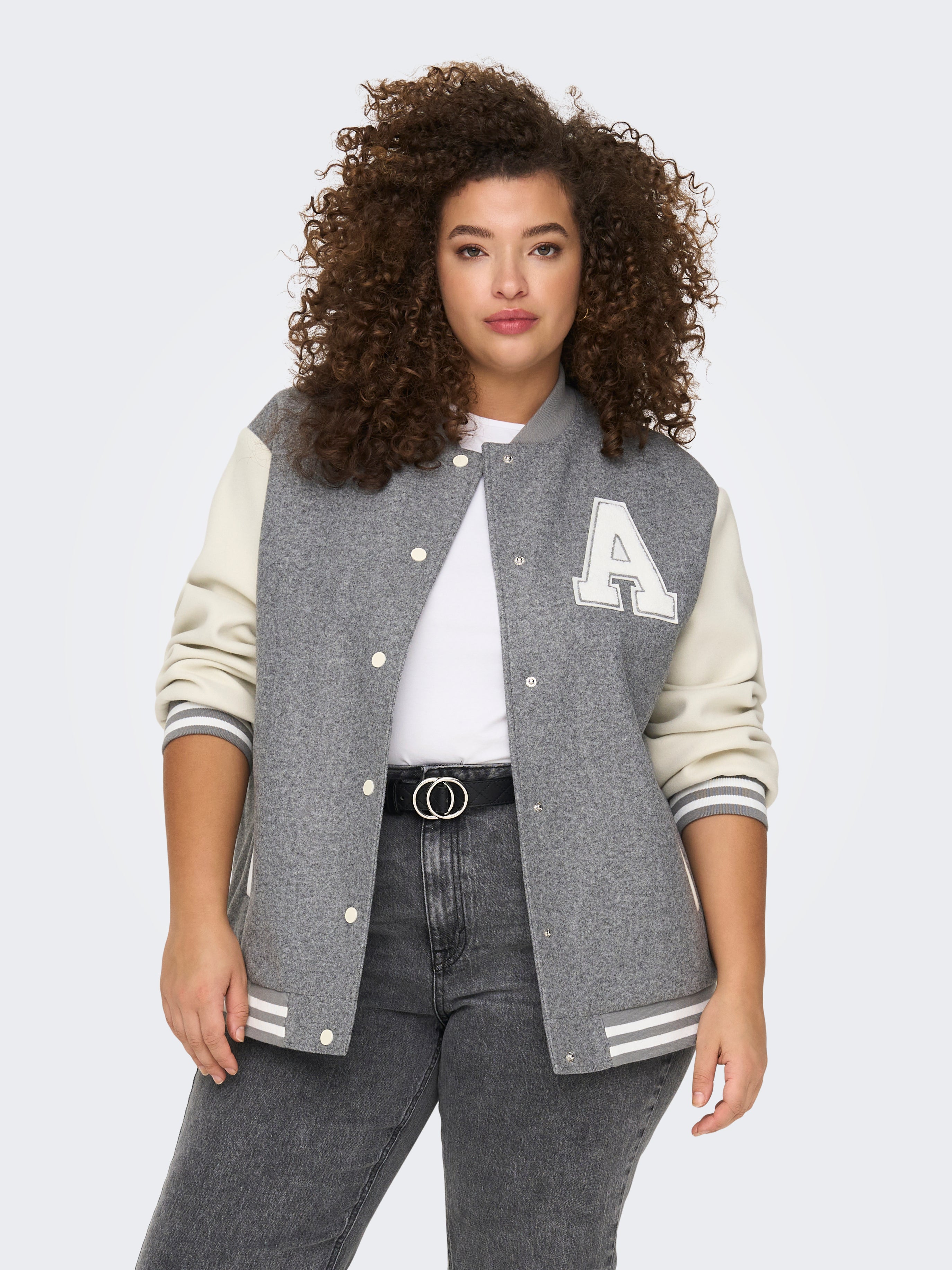 CARSILJA Blousonjacke Medium Grey Melange