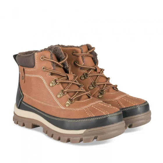 Bottines COGNAC LITTLE BOYS