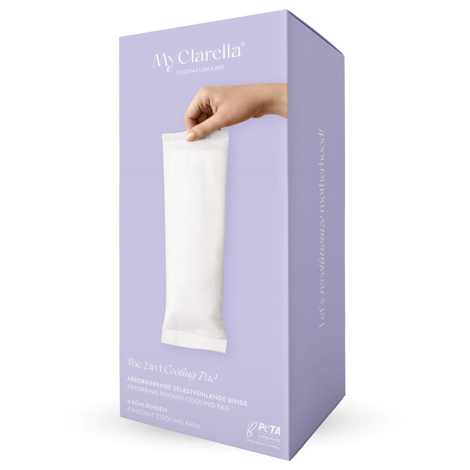 MyClarella® Wochenbett-Kühlbinden absorbierend & selbstkühlend