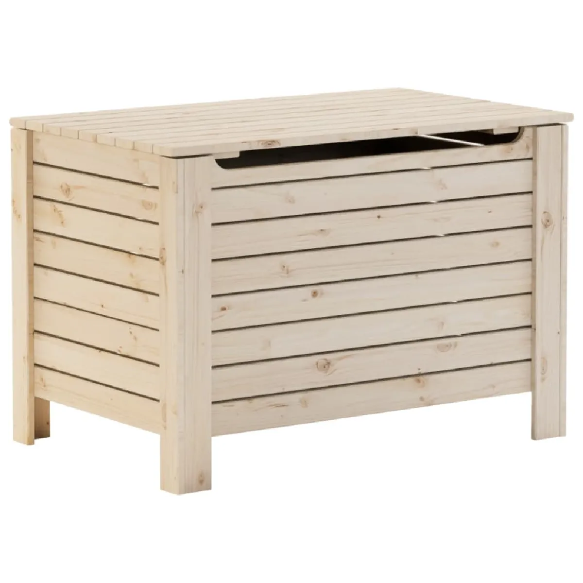 Vidaxl Boîte de rangement RANA - Bois massif