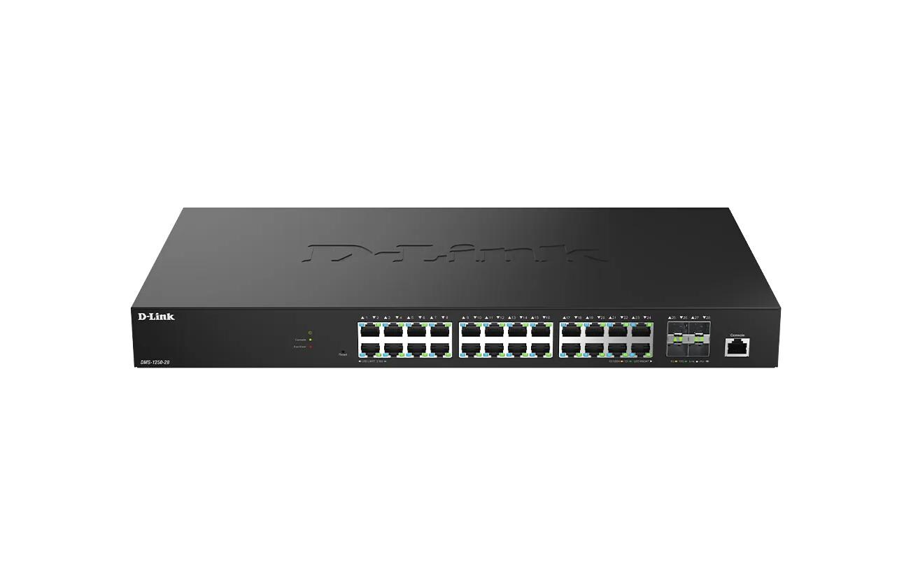 Switch DMS-1250-28 28 Port<br>28-Port 2.5G Smart Managed Switch