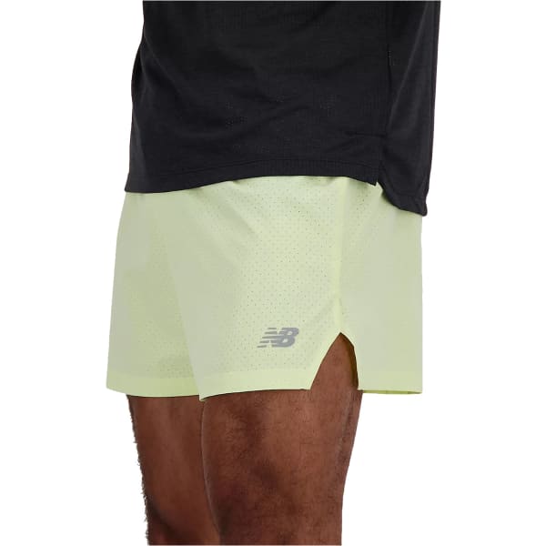 Short running NEW BALANCE RC SHORT 5 LIMELIGHT
